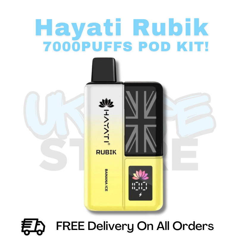 Shop Banana ICE Hayati Rubik 7000 7K Puff Pod Kit - £6.99 - UK Vape World