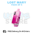 Buy Online Fizzy Cherry Lost Mary BM6000 6K Puff Box Of 5