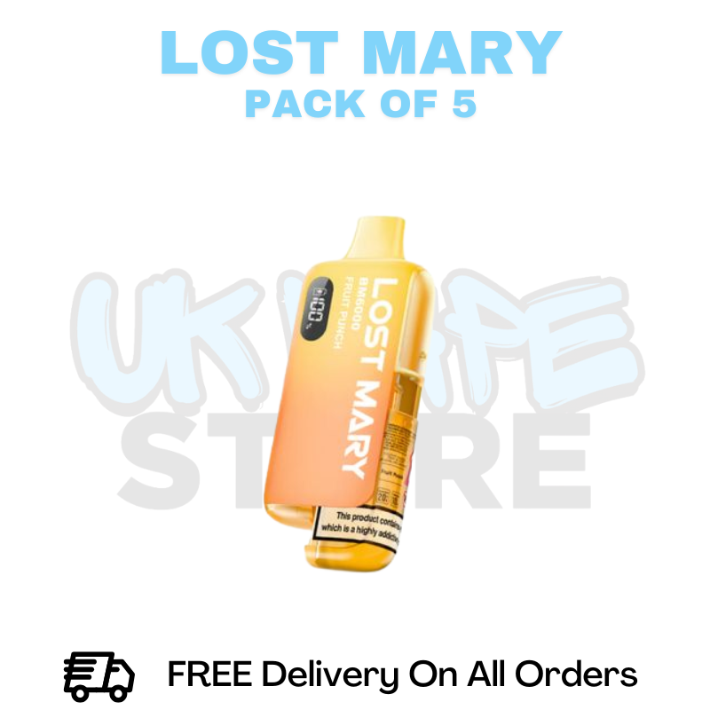 Fruity Punch Lost Mary BM6000 6K Puff Box Of 5