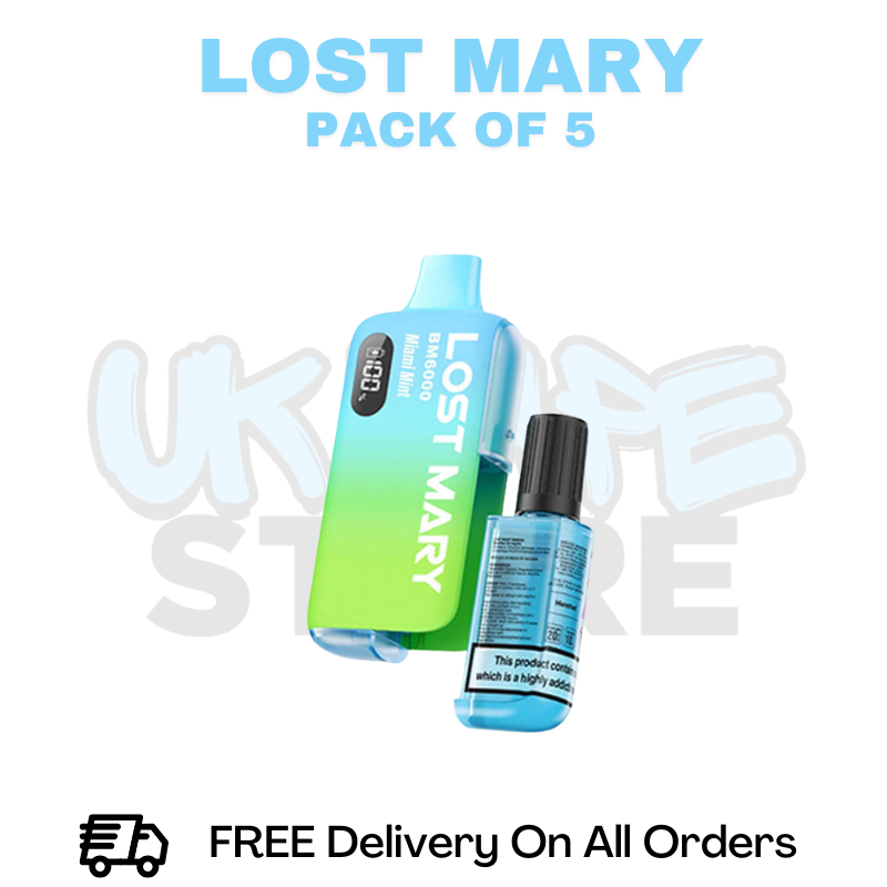 Buy Online Miami Mint Lost Mary BM6000 6K Puff Box Of 5