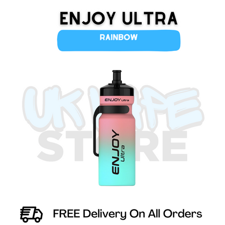 Buy Online Rainbow Enjoy Ultra 9000 9K Puff - £6.99