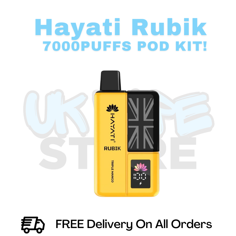 Buy Online Triple Mango Hayati Rubik 7000 7K Puff Pod Kit - £6.99