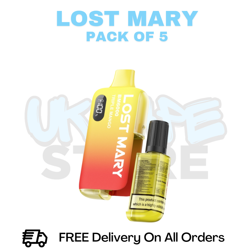 Buy Online Triple Mango Lost Mary BM6000 6K Puff Box Of 5