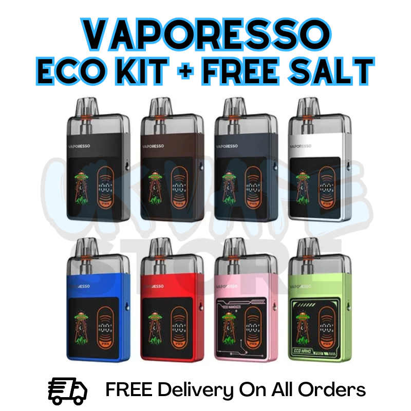 Vaporesso Eco Nano PRO Kit + FREE Elux Salt | £14.50