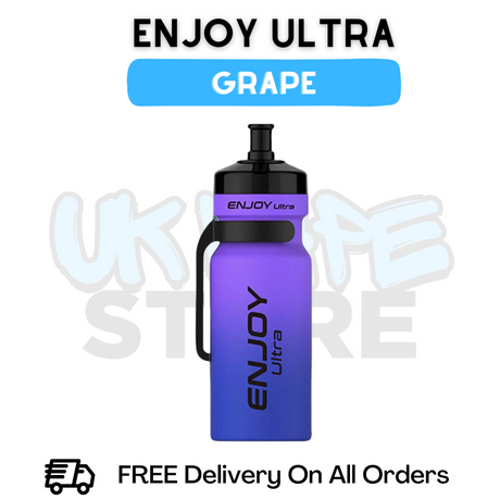 Shop Grape Enjoy Ultra 9000 9K Puff - £6.99 - UK Vape Store